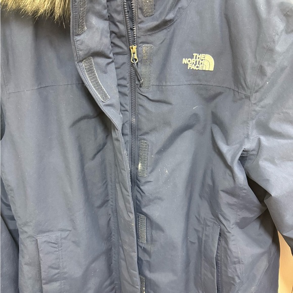 The North Face Women's Arctic Parka Down Coat in Summit Navy, Size 2X - Picture 3 of 7